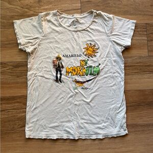 Bandit Brand “Amarillo By Mornin’” Graphic Tee XL Made in USA 100%Organic Cotton